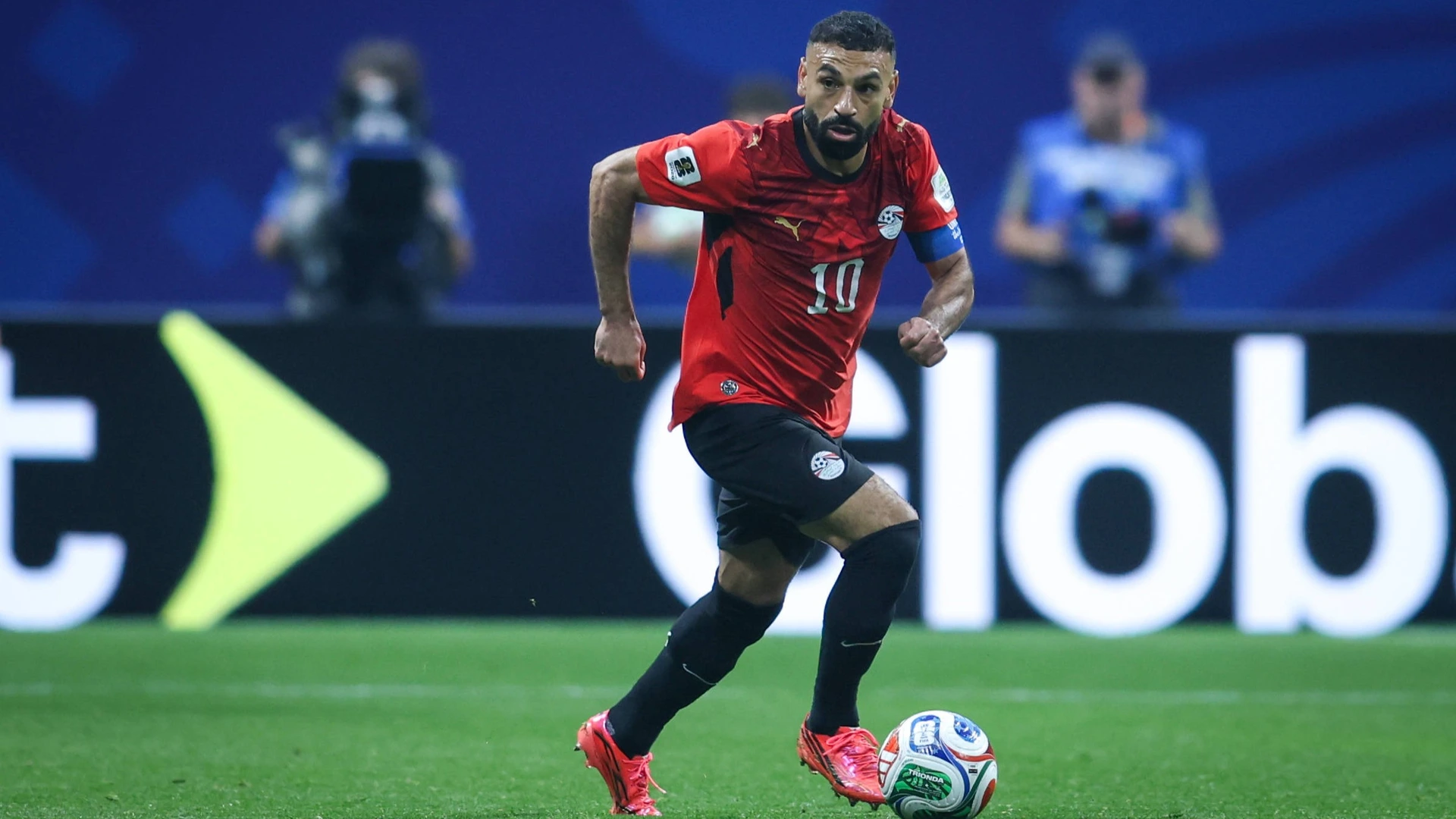 Mohamed Salah of Egypt during the FIFA World Cup USA 2026 Round of 16 match between Argentina and Egypt at Atlanta Stadium, Atlanta, United States, on July 7, 2026
