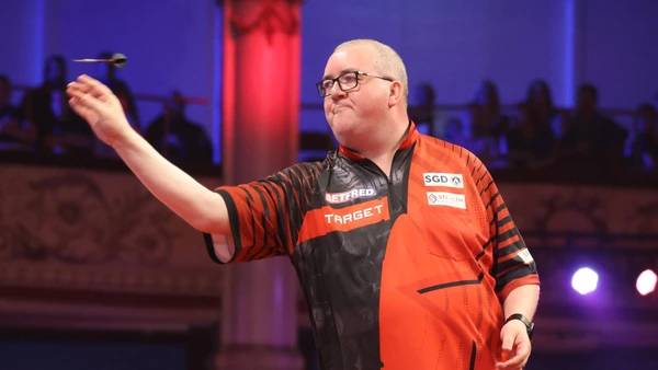 20/07/2025. World Matchplay Darts Stephen Bunting during the Betfred World Matchplay Darts at Winter Gardens, Blackpool, United Kingdom on 20 July 2025.