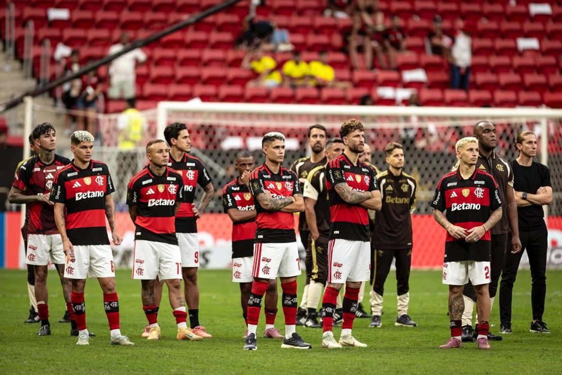 Flamengo x Corinthians Brasilia (DF) - 01 02 2026 - Football Super Copa do Brasil 2026 - Match between Flamengo x Corinthians valid for the Final of the Super Copa do Brasil 2026 held at the Mane Garrincha stadium on the afternoon of this Sunday (01). Imago Miguel Neto Distrito Federal Brasil Copyright: xMiguelxNetox