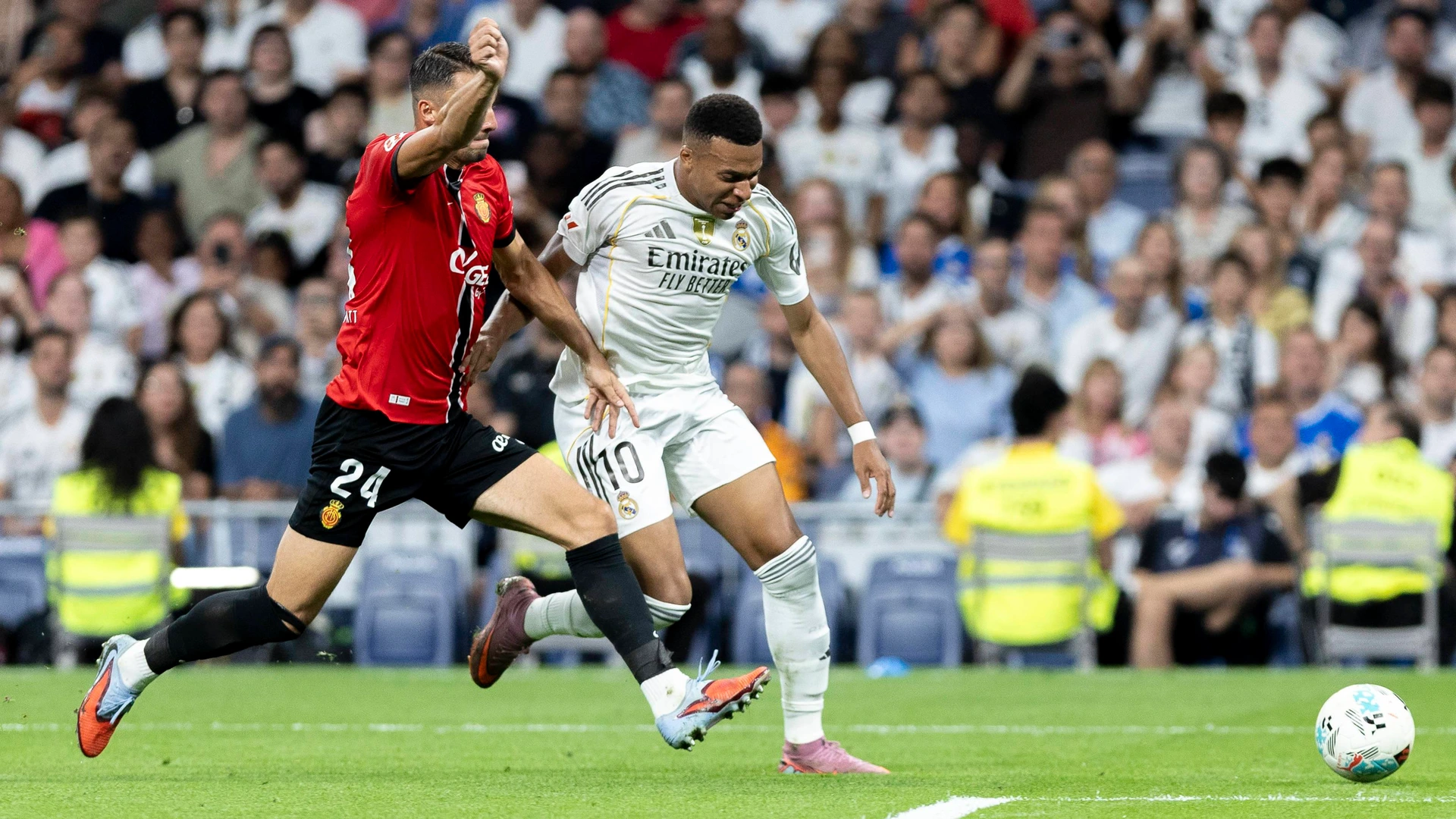Partido de LaLiga EA Sports entre el Real Madrid y el Mallorca. LaLiga EA Sports match between Real Madrid and Mallorca.