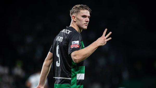 01 Nov 2024 Viktor Gyokeres of Sporting CP celebrates after scoring a goal during the match between Sporting CP and CF Estrela da Amadora for the Liga Portugal