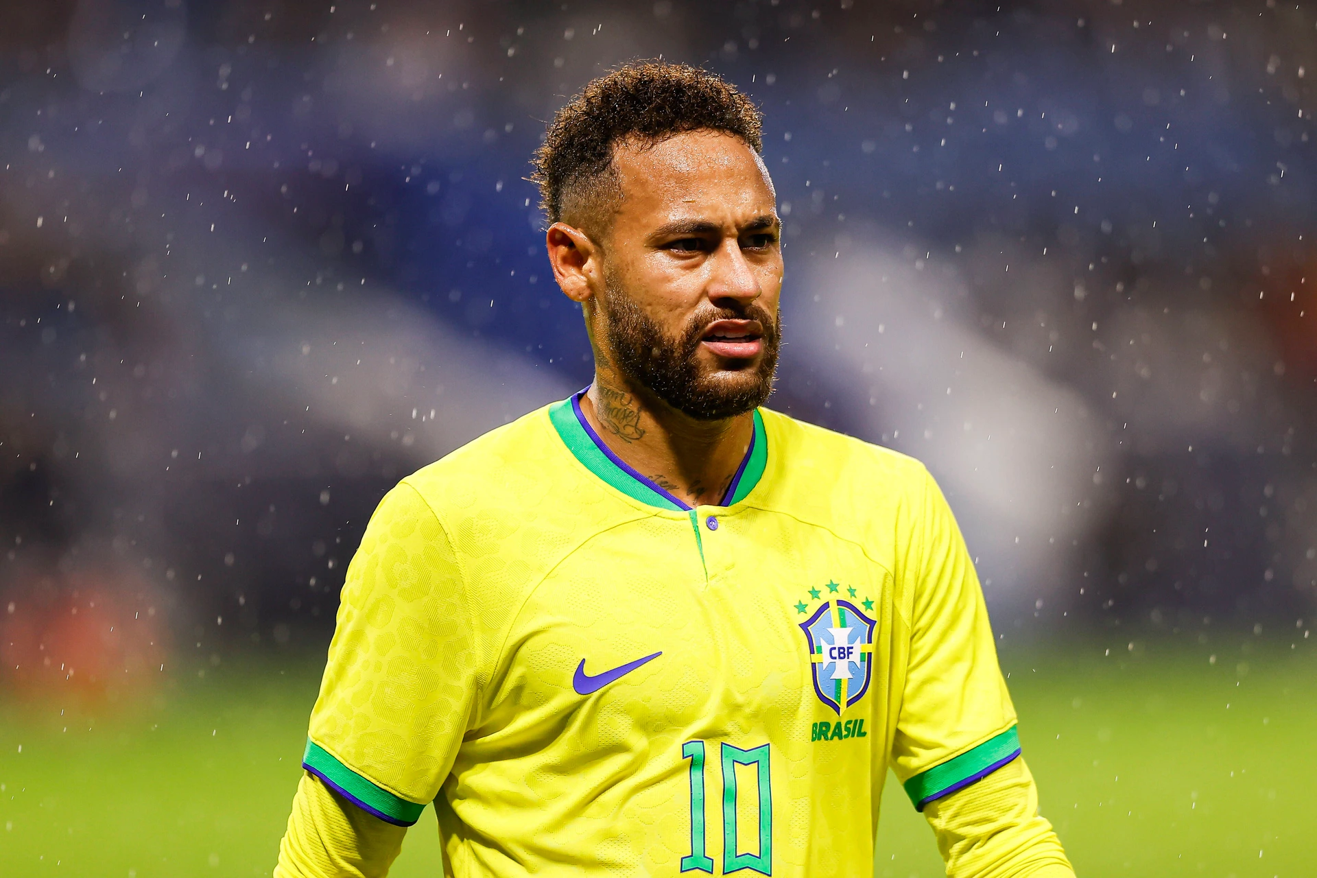 Le Havre, France - September 23: Neymar Junior of Brazil walks in the field during the International Friendly, Länderspiel, Nationalmannschaft match between Brazil and Ghana at Stade Oceane on September 23, 2022 in Le Havre, France. (Photo by Eurasia Images) Le Havre Stade Oceane France *** Le Havre, France September 23 Neymar Junior of Brazil walks in the field during the international friendly match between Brazil and Ghana at Stade Oceane on September 23, 2022 in Le Havre, France Photo by Eurasia Sport Images Le Havre Stade Oceane France PUBLICATIONxNOTxINxSUI Copyright: x x2022xEurasiaxSportxImagesx