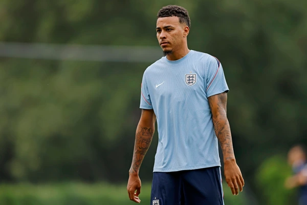 RECORD DATE NOT STATED 4th July 2026; Pumas La Cantera training center, Mexico City, Mexico; FIFA World Cup, WM, Weltmeisterschaft, Fussball Football, England Training Session; Morgan Rogers of the...