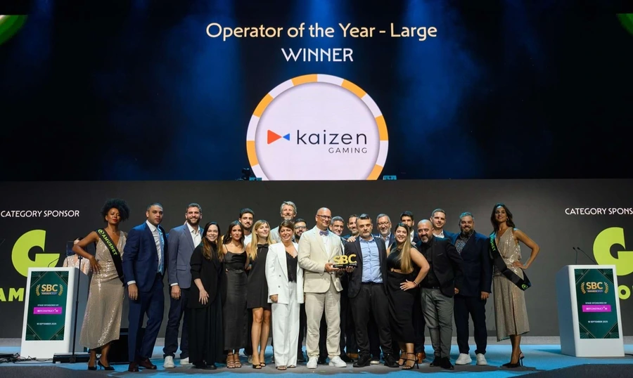 Kaizen Gaming с отличие „Оператор на годината“от SBC Awards 2025