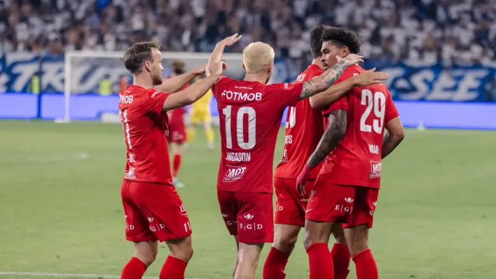 Brann Celebrate After Thriller in Limassol