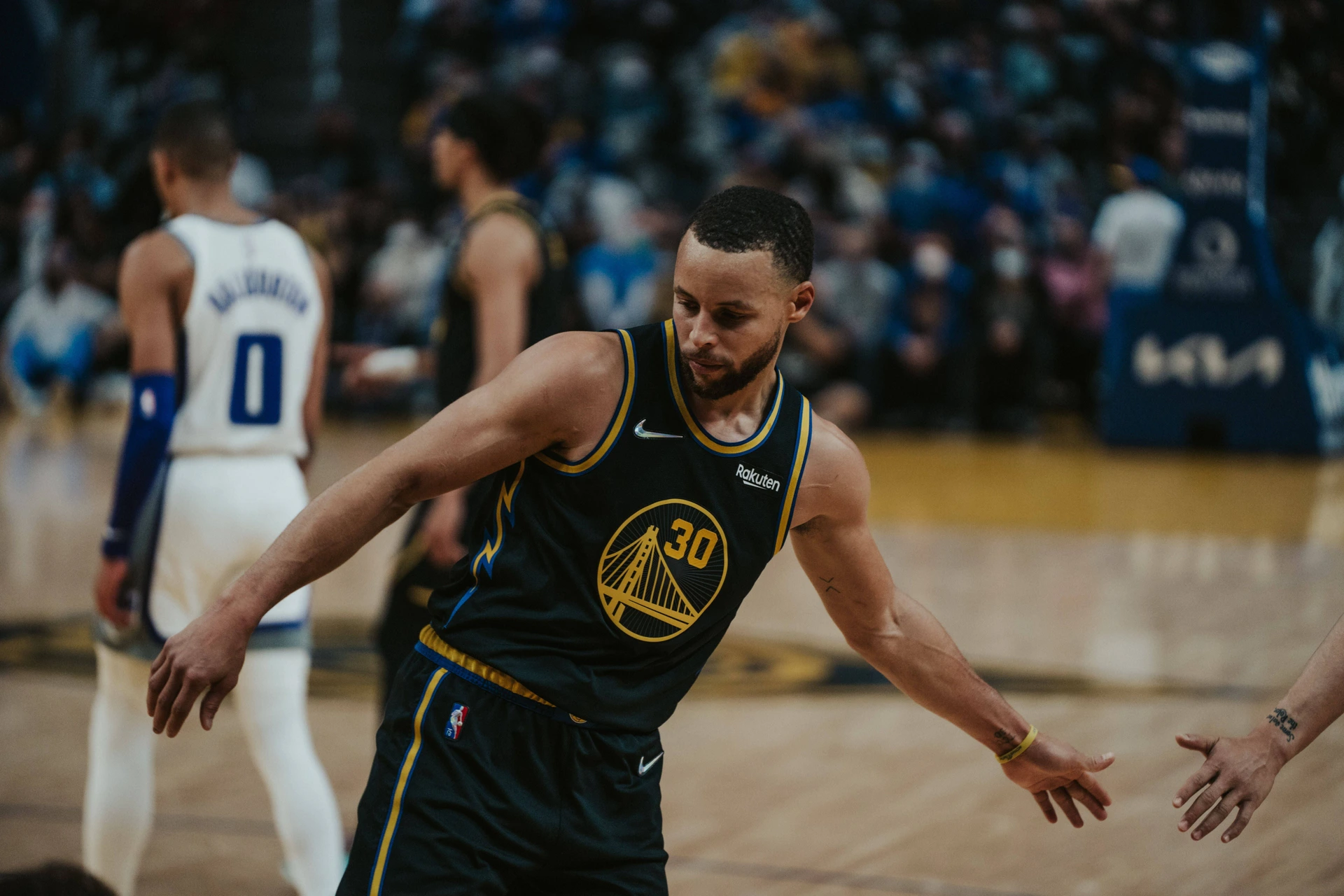 03.02.2022, USA, San Francisco, Chase Center, Basketball Herren, NBA, Basketball Herren, USA Saison 2021 2022, Golden State Warriors - Sacramento Kings Stephen Curry *** 03 02 2022, USA, San Francisco, Chase Center, basketball men, NBA season 2021 2022, Golden State Warriors Sacramento Kings Stephen Curry