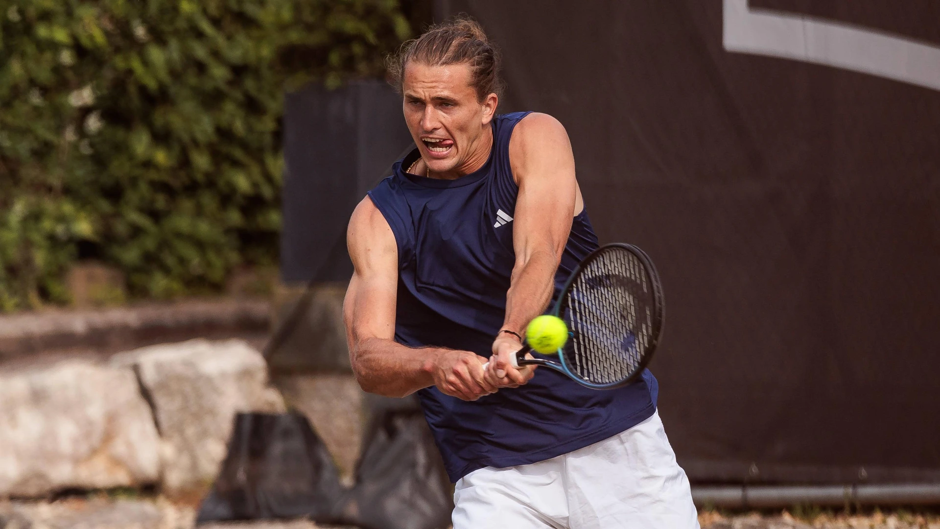 Alexander Zverev GER trains, in training BOSS OPEN ATP250 Stuttgart,