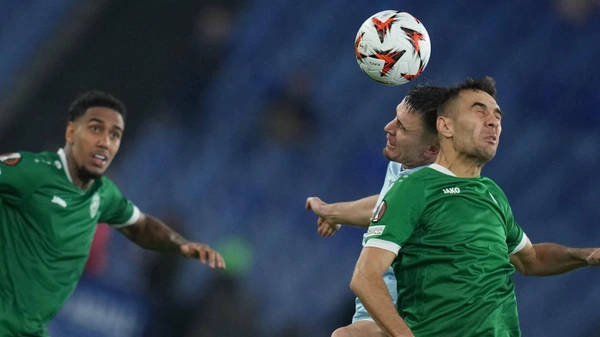 Lazio& x2019s Patric during the UEFA Europa League single group between Lazio and Ludogorets at the Olympic Stadium in Rome, Italy - Thursday 28 November 2024