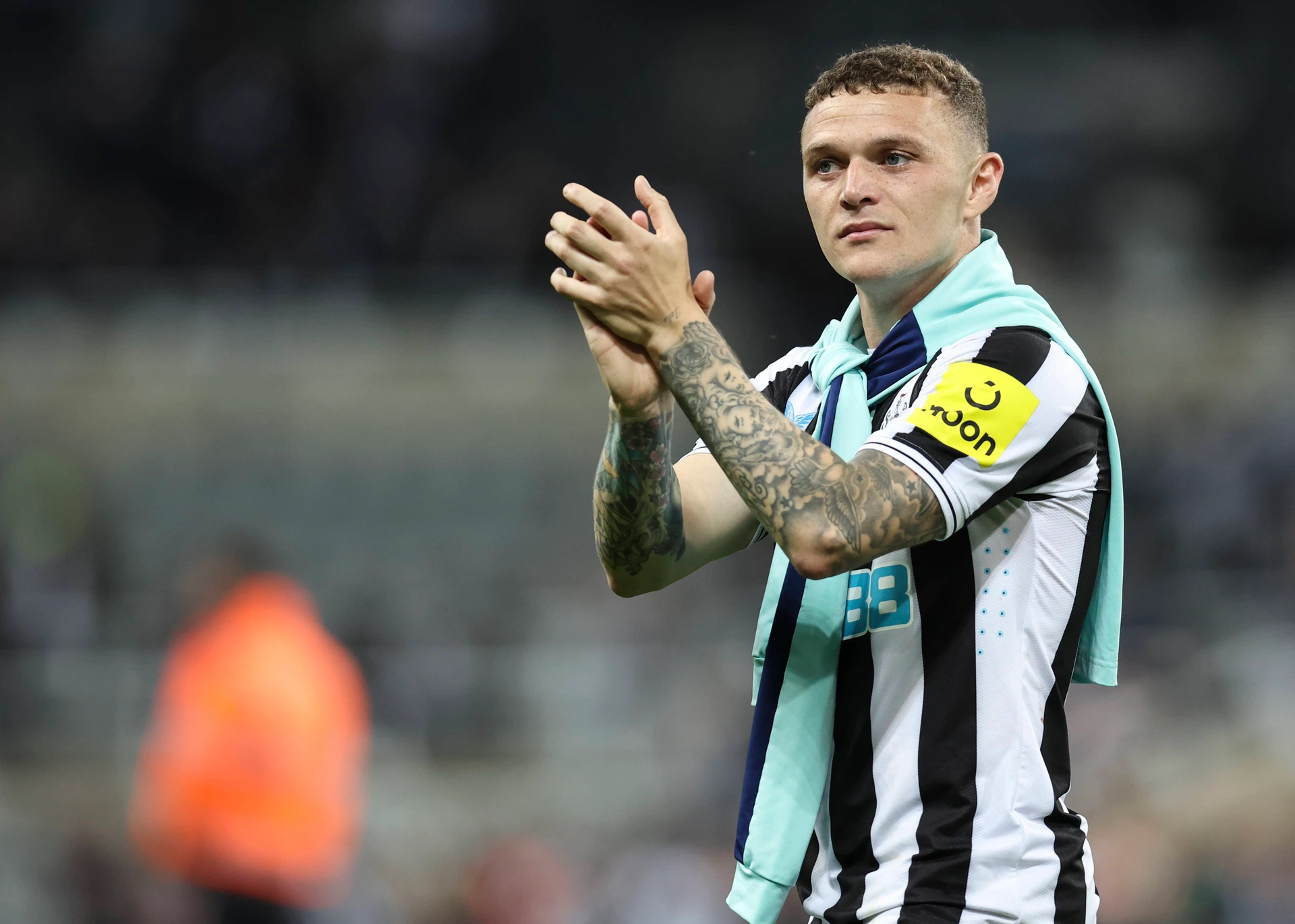 Football - 2022 2023 Premier League - Newcastle United vs Brighton & Hove Albion - St Jame™s Park - Thursday 18th May 2023 Kieran Trippier of Newcastle United is seen at full time PUBLICATIONxNOTxINxUK