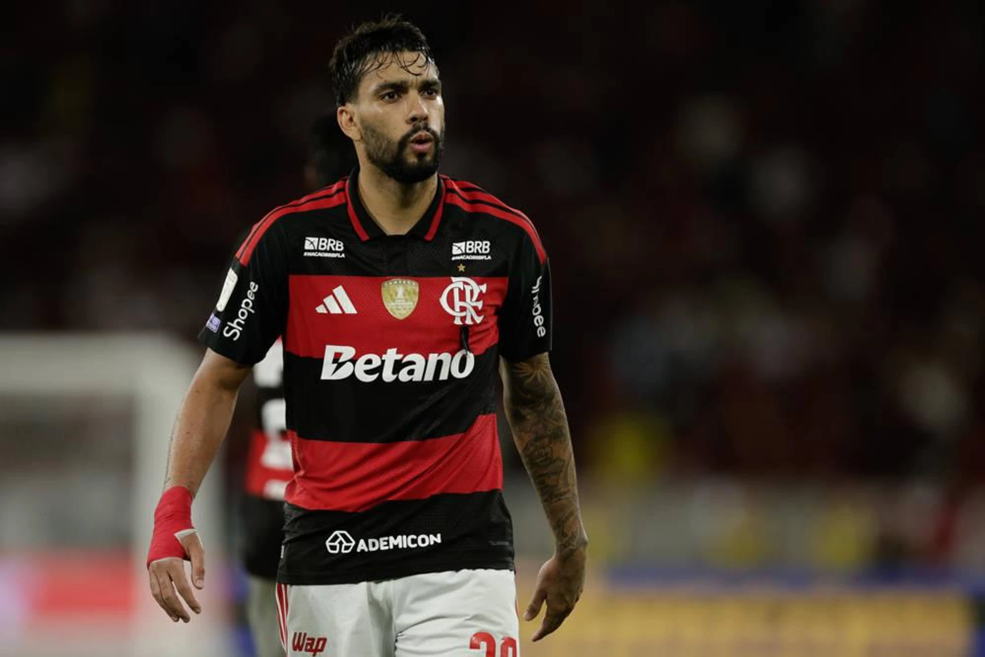 April 19, 2026, Rio De Janeiro, Rio De Janeiro, Brazil: RIO DE JANEIRO, BRAZIL - APRIL 19: LUCAS PAQUEToÂ of Flamengo celebrates after scoring the team s second goal during the match between Flamengo and Bahia as part of Brasileirao 2026 at Maracana Stadium on April 19, 2026 in Rio de Janeiro, Brazil. Soccer - Brasileirao 2026 - Flamengo V Bahia PUBLICATIONxINxGERxSUIxAUTxONLY - ZUMAc227 20260419_zsp_c227_039 Copyright: xRuanoxCarneirox