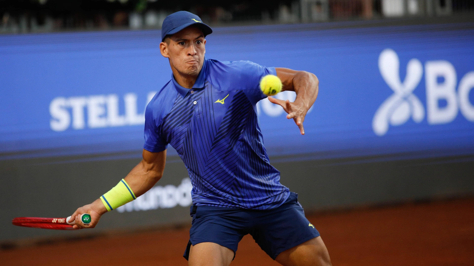 Chile Open 2026 ATP, Tennis Herren 250 Sebastian Baez of Argentina competes in his singles semifinal match against Luciano Darderi of Italy at the Chile Open 2026 ATP 250  on February 28, 2026.