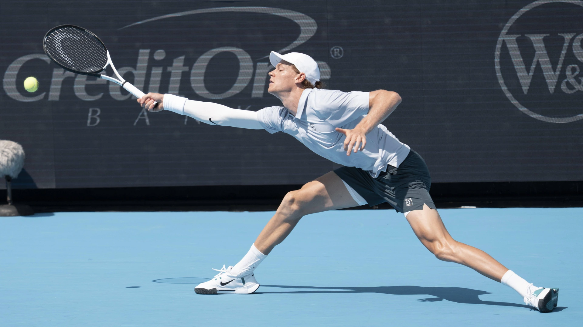 August 16, 2025: Terence Atmane FRA loses to Jannik Sinner ITA 7-6, 6-2, at the Cincinnati Open