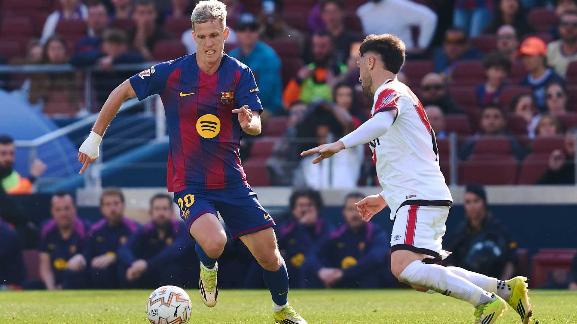 ani Olmo of FC Barcelona, Barca during the La Liga  match  on March 22, 2026 in Barcelona, Spain